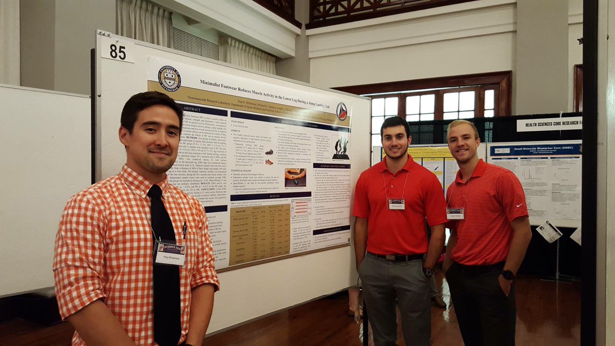 NMRLPitt's tweet photo. @NMRLPitt research on aquatic fitness testing & minimalist footwear presented at #PittScience2016 Game Changers showcase @PittHealthSci https://t.co/QVQWGpa6Zh