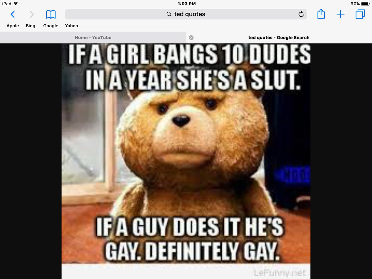 Hi I saw ted to day