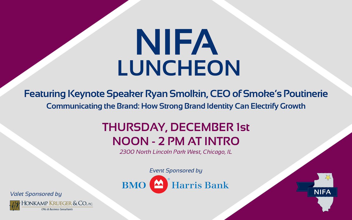 AllPointsPR's tweet photo. Join us for our Q4 NIFA event! The luncheon will feature Ryan Smolkin, CEO of @poutinerie. Reserve your seat here: https://t.co/K5SG7rq7cs https://t.co/6Tnkanl3Tr