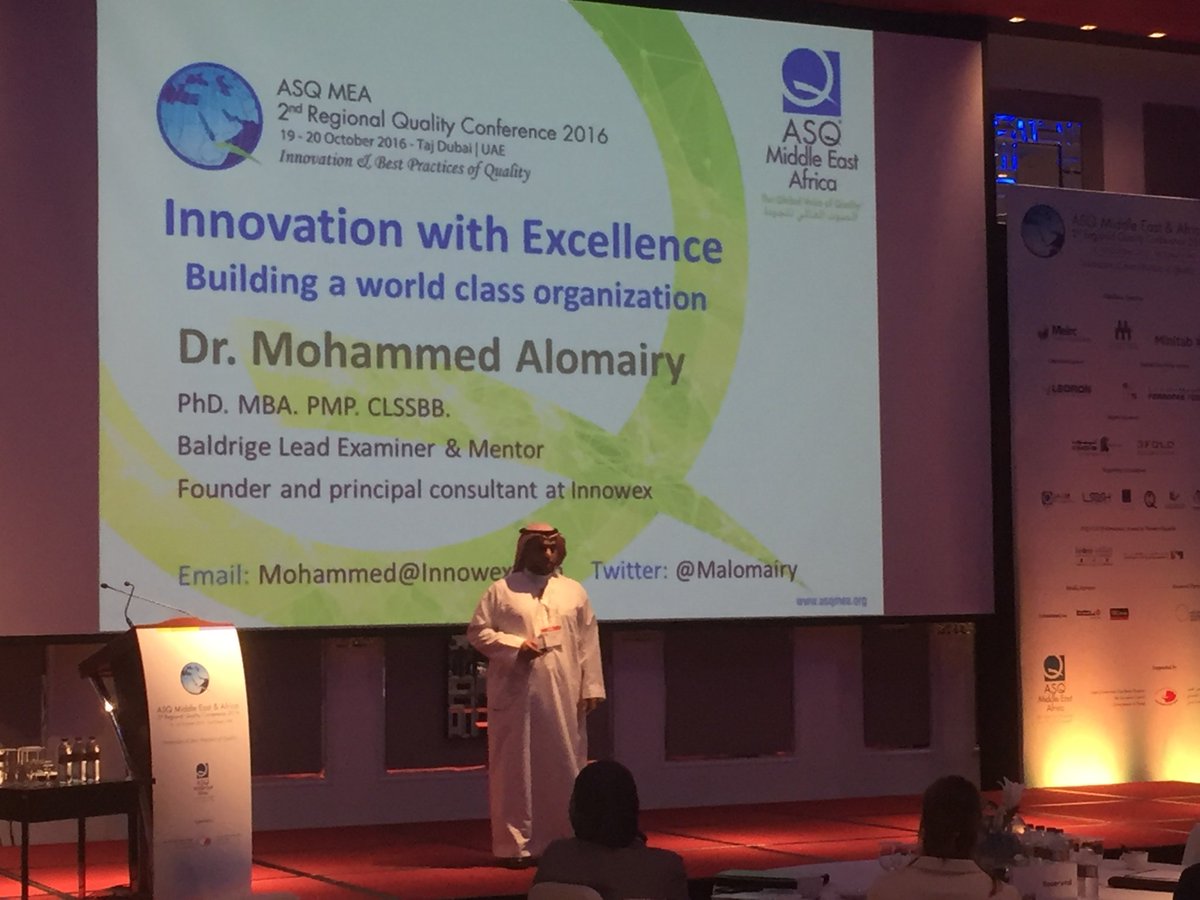 malomairy's tweet photo. Part of my session in the #asqmea conference for #innovation & best practices in #quality in #Dubai yesterday https://t.co/gUWwE5nR1y