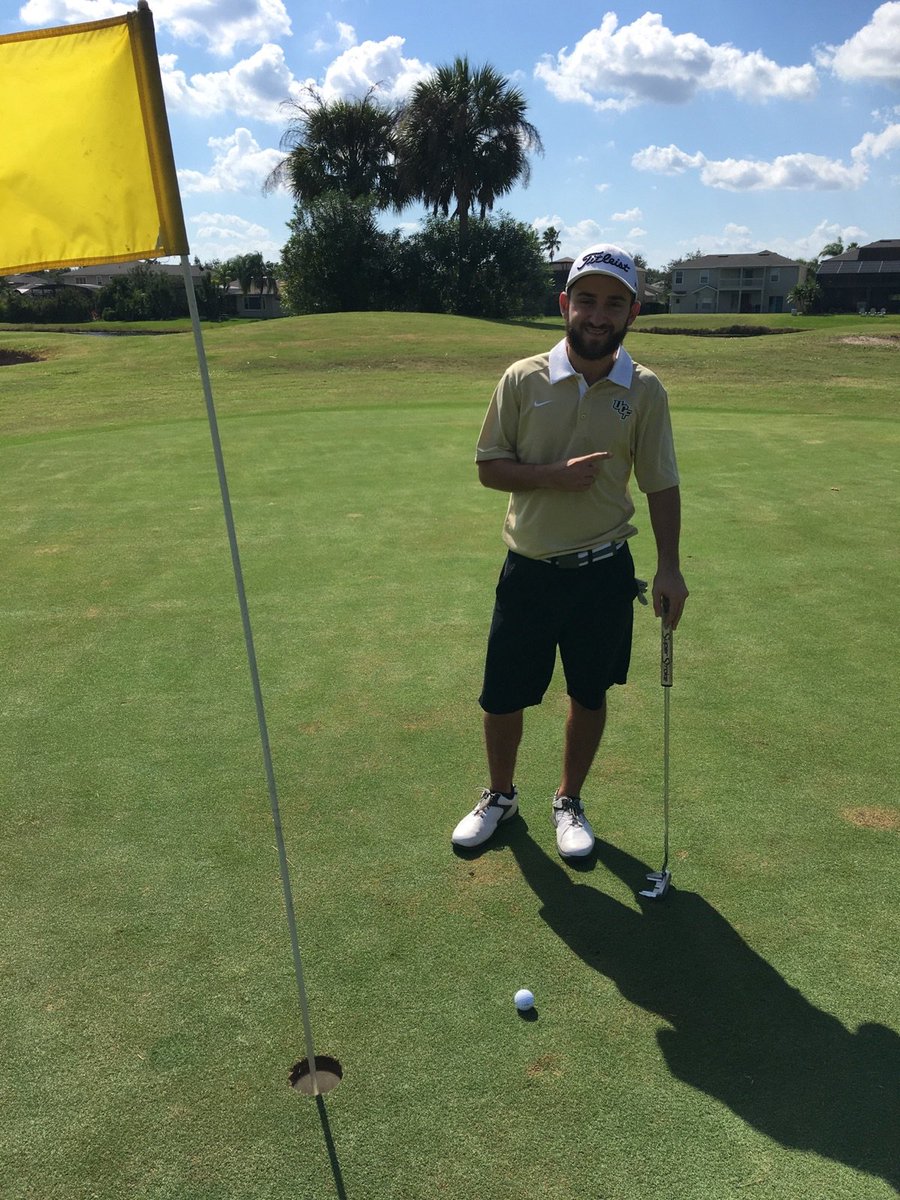 IMSports's tweet photo. Zach from "DJ" sticks it to within 3 feet at 6. "DJ" is now at -3! https://t.co/ntggdSwDqU