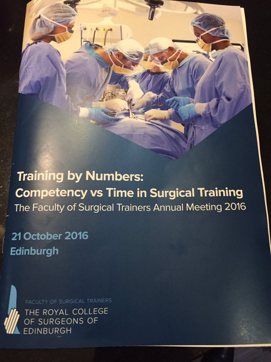 CMcIlhenny's tweet photo. I would like to sincerely thank all our speakers for making today's @RCSEd Faculty of Surgical Trainers conference such a success. #FST2016 https://t.co/RUG05BP4m0