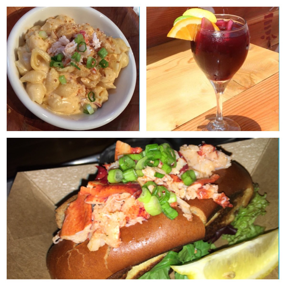 lobsternbeer's tweet photo. Friday is a cheat day, right? #HappyHour daily from 11:30am-7pm AND again from 9pm-10pm. #lobsterroll #lobstermacncheese #sangrua https://t.co/yxq8dmL9dZ
