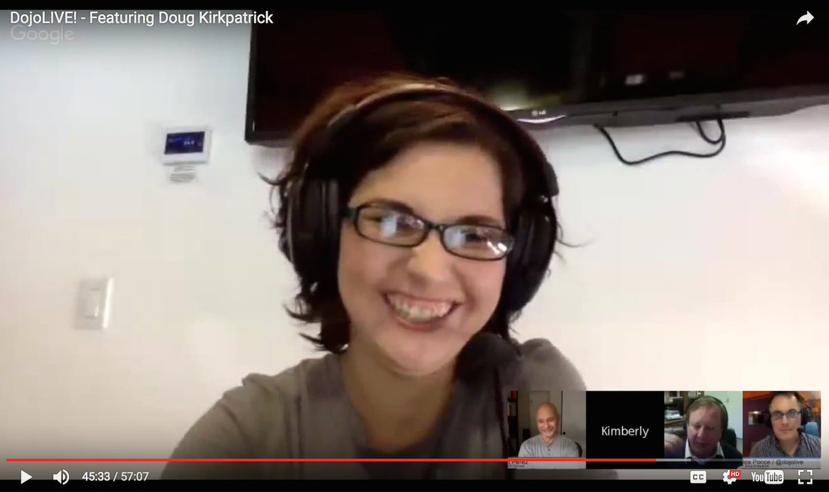 Brilliant interview questions on DojoLIVE! from <a href="/Carlos_R_Ponce/">Carlos R. Ponce</a> <a href="/KimLantis/">Kimberly Lantis</a> <a href="/matt_perez/">Matt Perez 🤨 RADICAL</a> <a href="/dojolive/">dojo.live</a> .. dojo.nearsoft.com/episodes/doug-…
