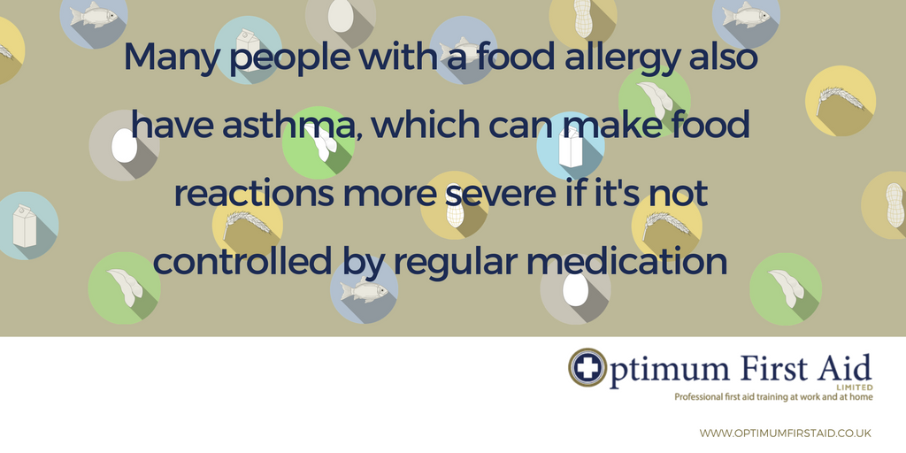 JulieOptimumFA's tweet image. Did you know an allergic reaction can often be more extreme if someone already suffers from Asthma #firstaidtoptips buff.ly/2dWA3A4