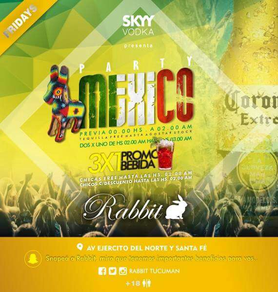 francoofigueroa's tweet photo. 🐇RABBIT HOYYY📅
Party Mexico🐎
Tequila Gratis🍸
Previa de 00:00 a 2😏
Promos 2X1 Y 3X1🍻
👩FREE Hasta 2Am
👨DESC Hasta 2Am
Lista Franco Figueroa https://t.co/zxNt55TMWQ