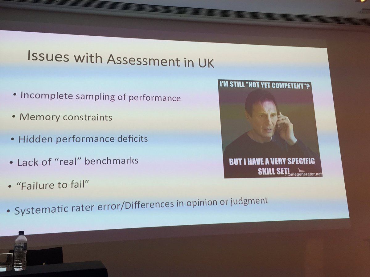 CMcIlhenny's tweet photo. @OrthopodReg highlights that there are some issues with our current assessment practice #FST2016 https://t.co/EXC1v5lKdE