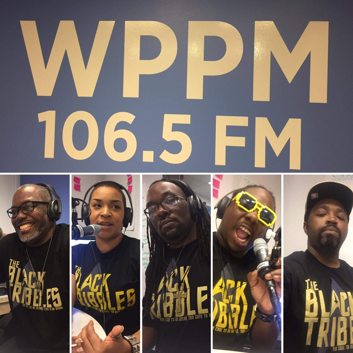 BlackTribbles's tweet photo. Its them @BlackTribbles on @PhillyCAM radio WPPM-LP 106.5 FM Thursdays 9pm - 11pm #Tribble Nation stand up! https://t.co/rIaf59hU5J