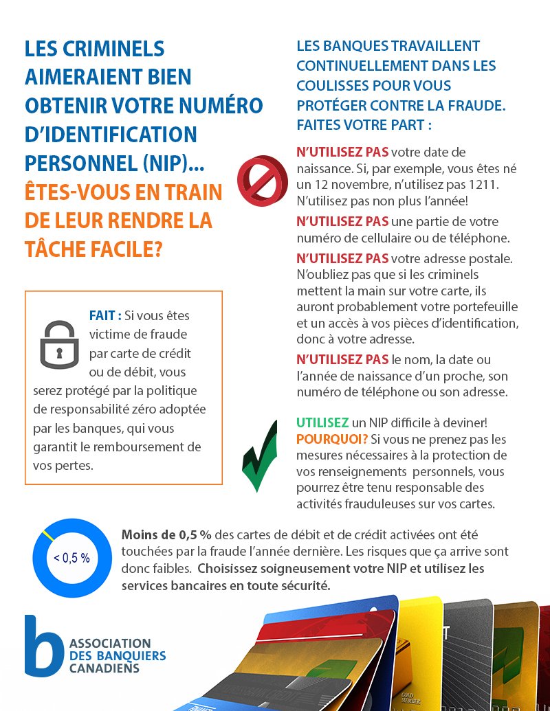 banquiersCDN's tweet image. Ne partagez jamais votre NIP - même pas la famille #cyberDiscussion