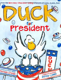 ReadDanceTweet's tweet photo. Duck or Squid for President? 1st graders voted in our mock election and Duck was the winner! #voteforbooks #neisdlibraries @happytobeahusky https://t.co/WHPGQVhhLO