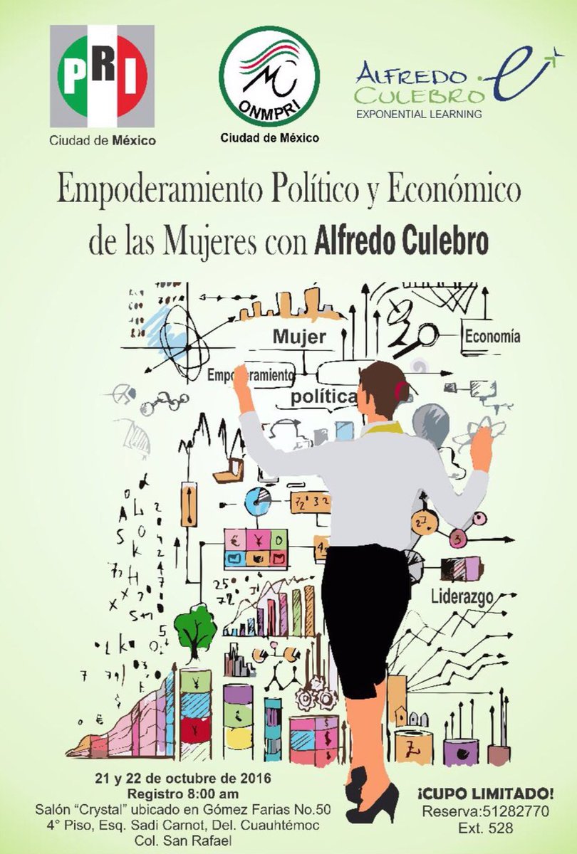 ONMPRICDMX's tweet image. Gracias por su participación! #Viernes 
#EmpoderamientoPolíticoYEconómico de las #MujeresDeLaCDMX con Alfredo @culebro #ĘxponentialLearning