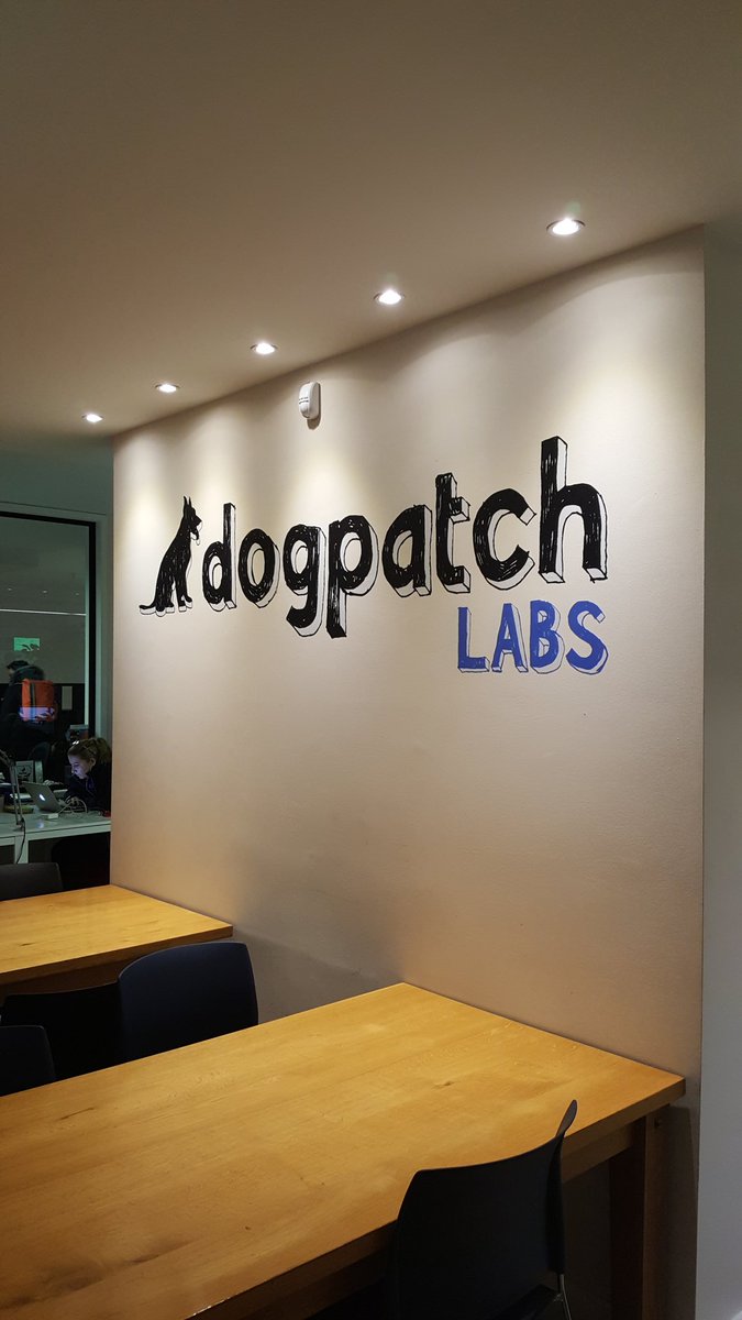 HuntContent's tweet image. Orla from @dogpatchlabs talks us through the supports and benefits of their programs... #startups #upris4