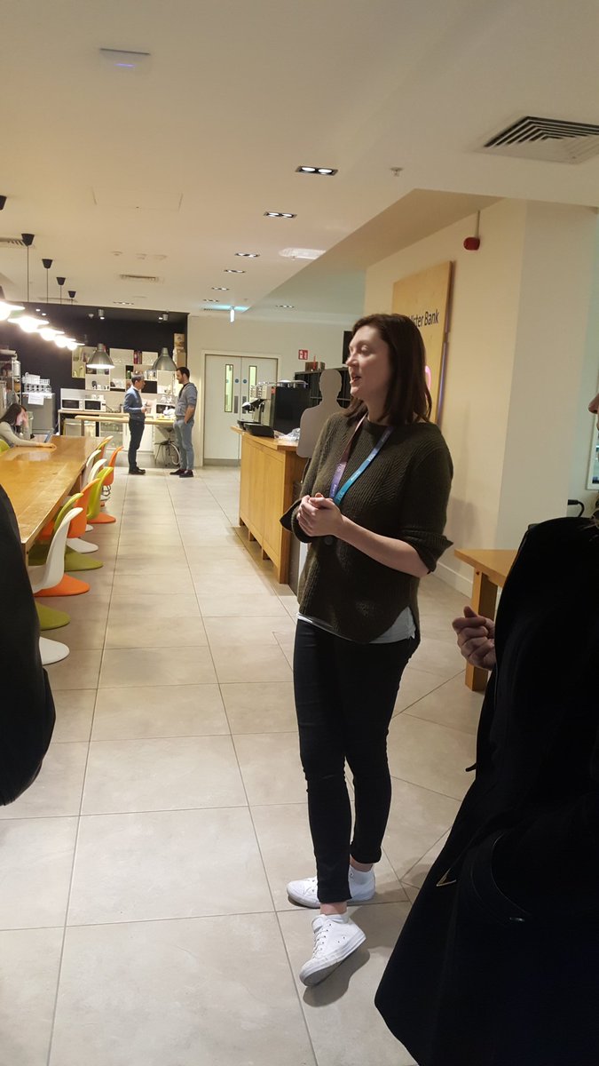 HuntContent's tweet image. Orla from @dogpatchlabs talks us through the supports and benefits of their programs... #startups #upris4