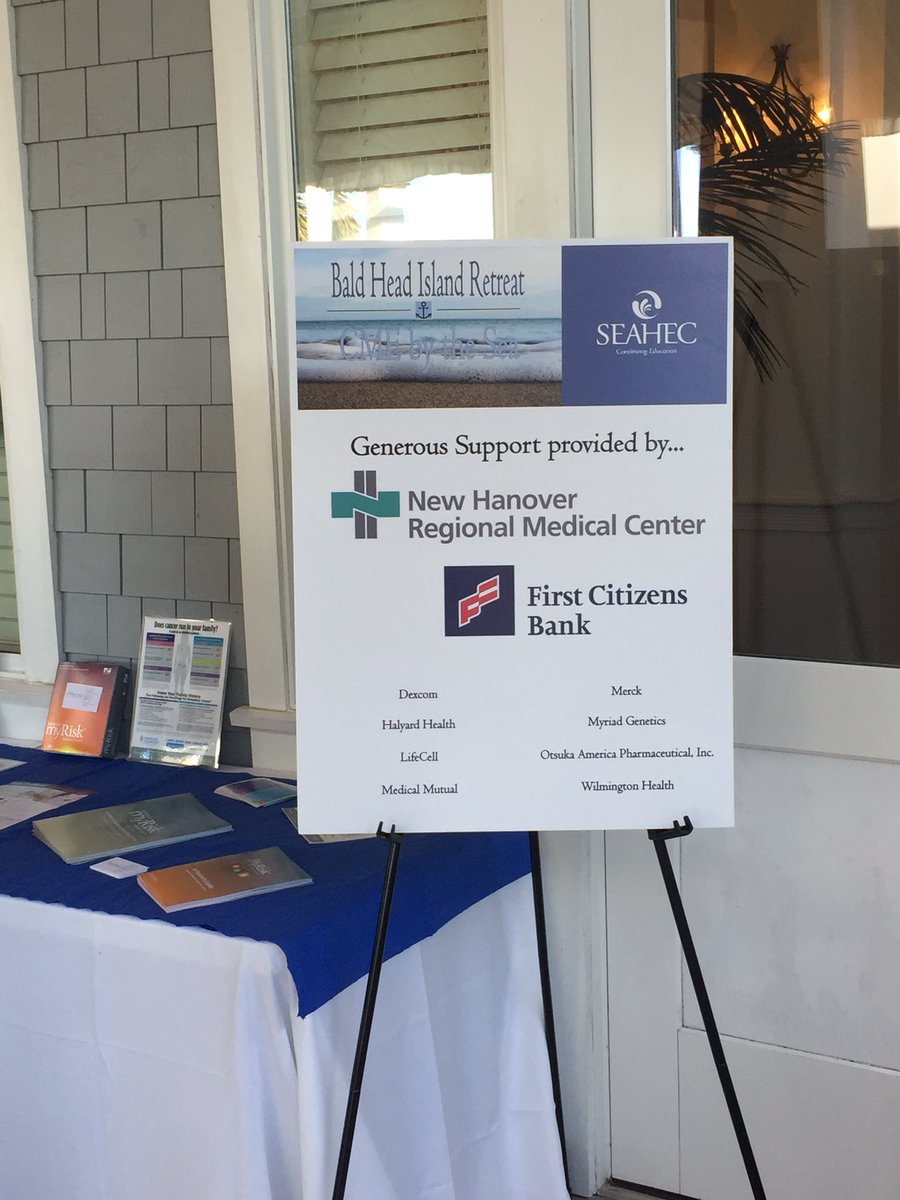 SEAHEC_CE's tweet photo. CME By the Sea getting started this morning at at Bald Head Island club! #cmebythesea #CE #bhi #seahec https://t.co/xawfttkWqK
