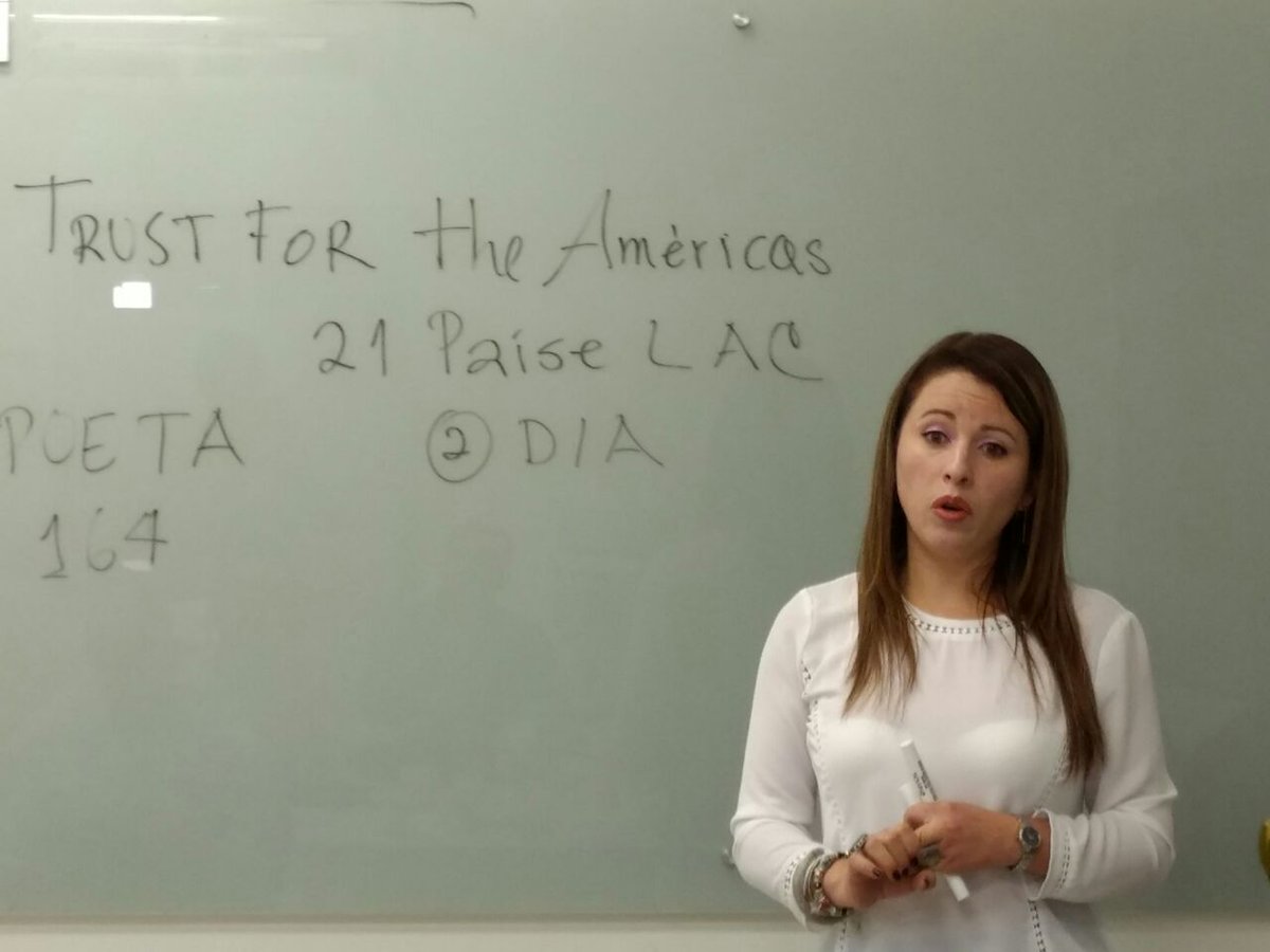 Cristina González de <a href="/Trust4Americas/">The Trust for the Americas</a> habla sobre la fundación, su labor y desarrollos en 21 países de América Latina. #DIAViveLab2