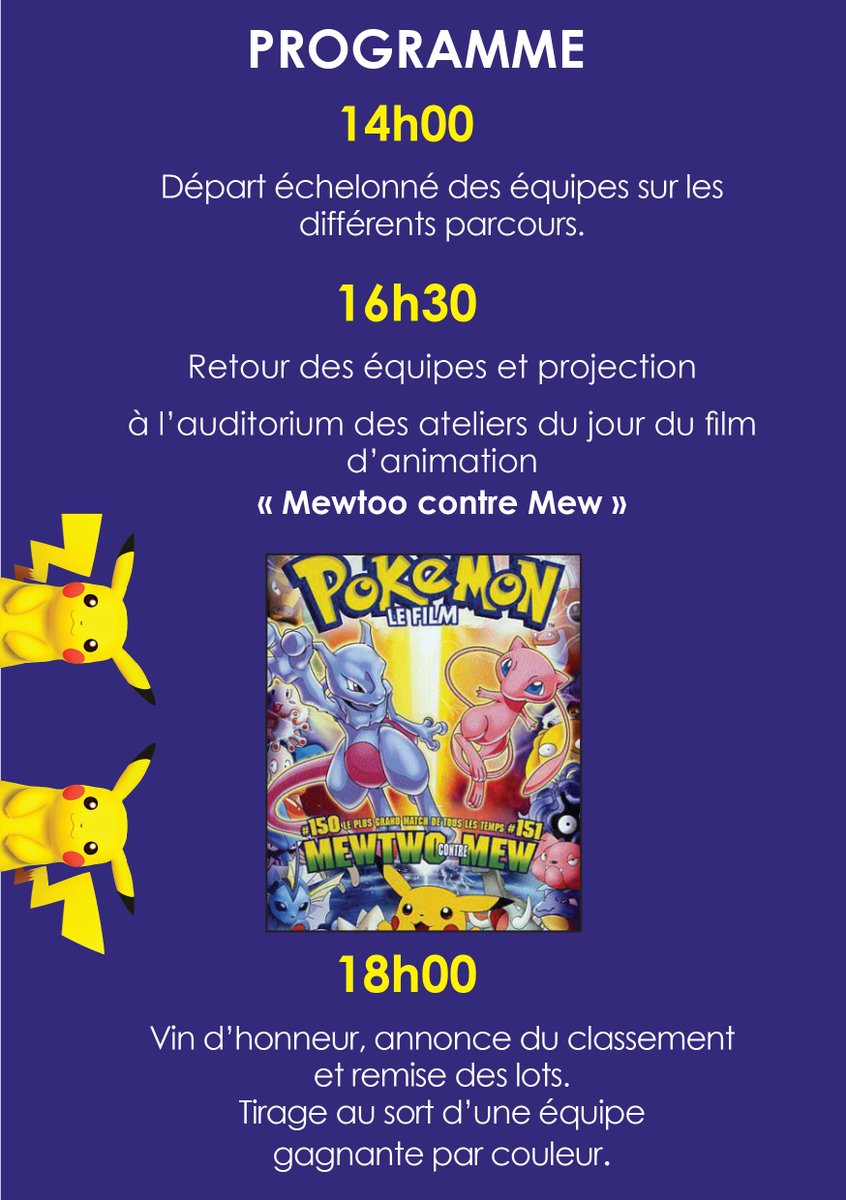 Challenge Pokémon GO à l'Espace Jeunesse ce dimanche 23 octobre avec une course d'orientation montceaulesmines.fr/les-actus