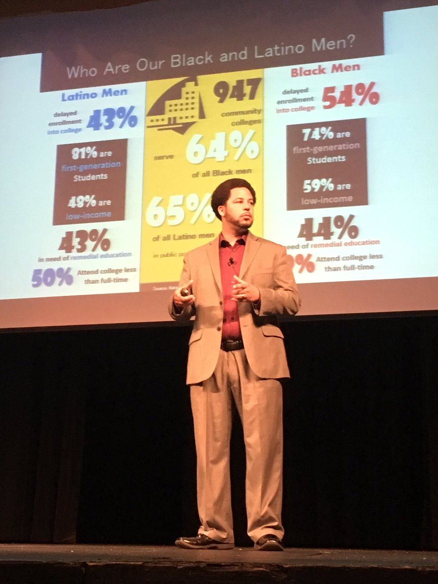 KimberlyMLowry's tweet photo. @jlukewood sharing important information about men of color! https://t.co/HfrUbBiwtU