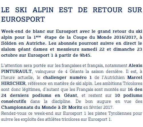 Eurosport tweet media
