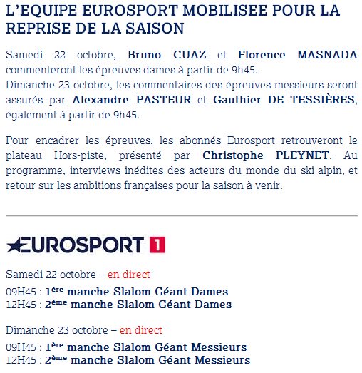 Eurosport tweet media