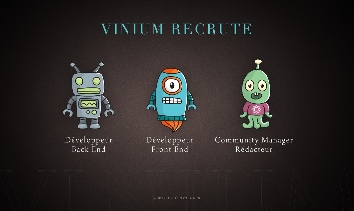 ViniumWebDesign's tweet photo. Nous recherchons un développeur Front-end, un développeur Back-end et un Community Manager. https://t.co/PAdOI8B6VA #job #recrutement https://t.co/bOdc117Gvf