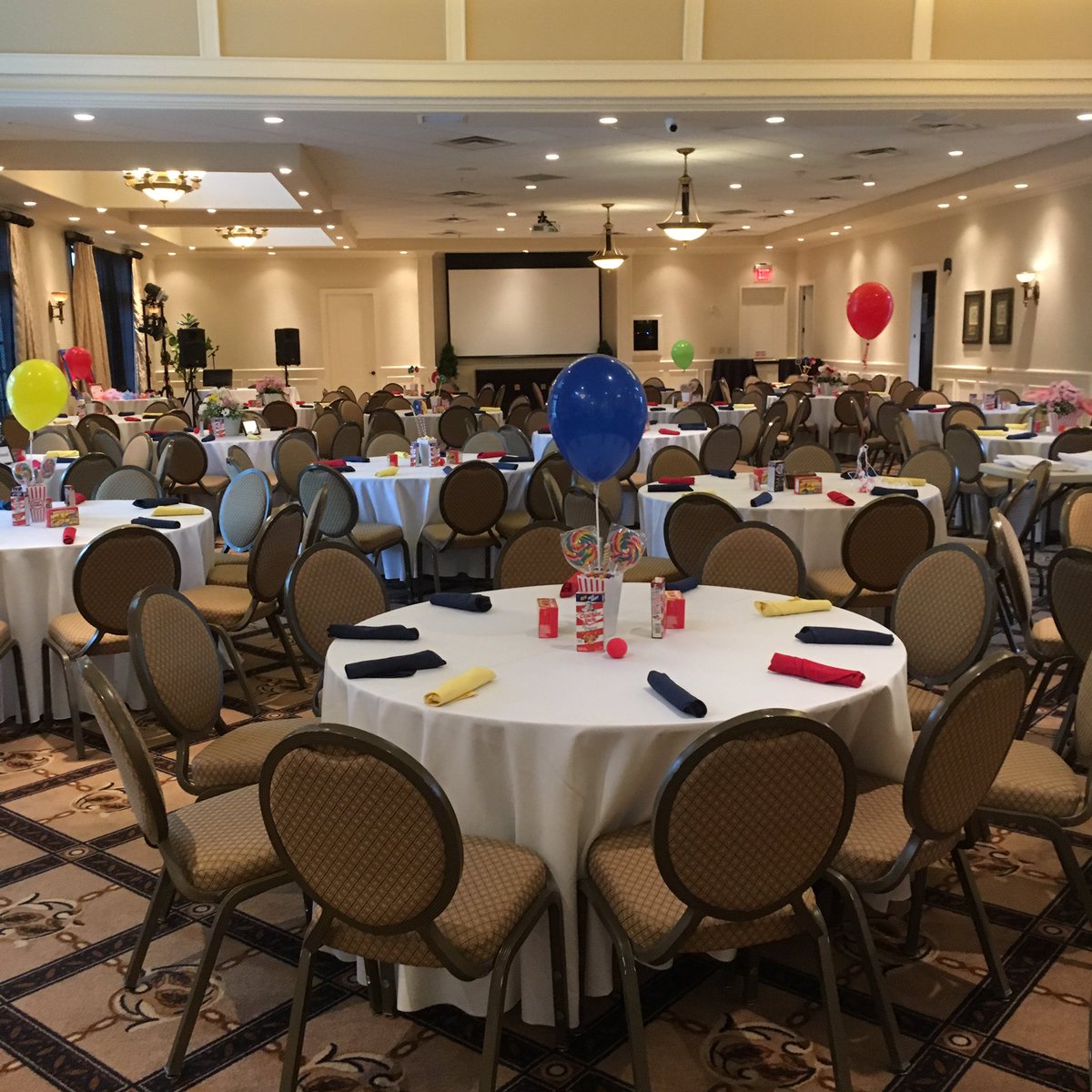 BayouBluegrass's tweet image. Carnival theme event success! #GirlsNightOut #kycaterer #events