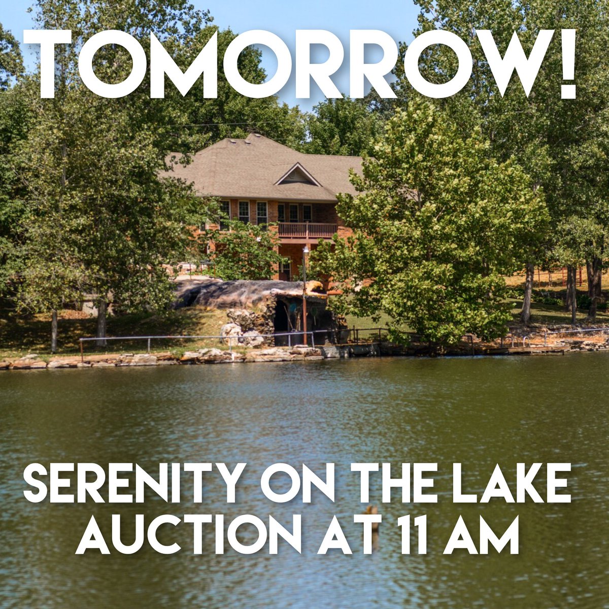 BARIGBY_Auction's tweet image. Auction TOMORROW! Serenity on the Lake is set for 11 AM! Join us for this exciting competitive bidding event!