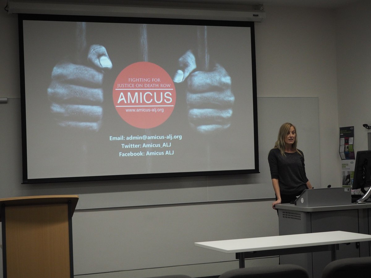 OBULawSoc's tweet photo. Thanks to everyone who attended our @Amicus_ALJ event last night! It was great to hear from Rebecca about Amicus' work and her internship. https://t.co/Ia8VkcKxO3