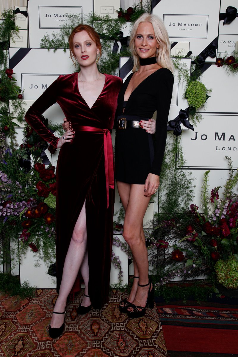 DVF's tweet photo. We think @DelevingnePoppy and @KarenElson_ crushed the velvet trend last night - don't you? #DVFGIRLS https://t.co/TJE4PZY4ES