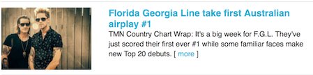 BigMachineUK's tweet image. Australian fans, @FLAGALine has their first #1 Airplay single at Australian Country Radio with "May We All"! Congratulations!