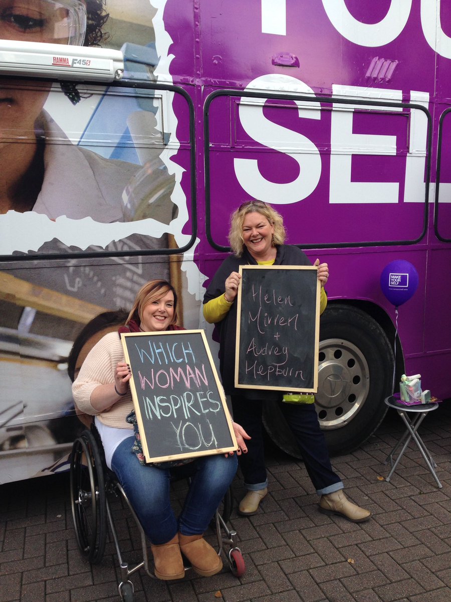 Thanks for taking part <a href="/Cari_Griff/">Carwen Davies</a> <a href="/RhiannonHicks1/">Rhiannon Hicks</a> Which woman inspires you? #MAKEYOURSELF