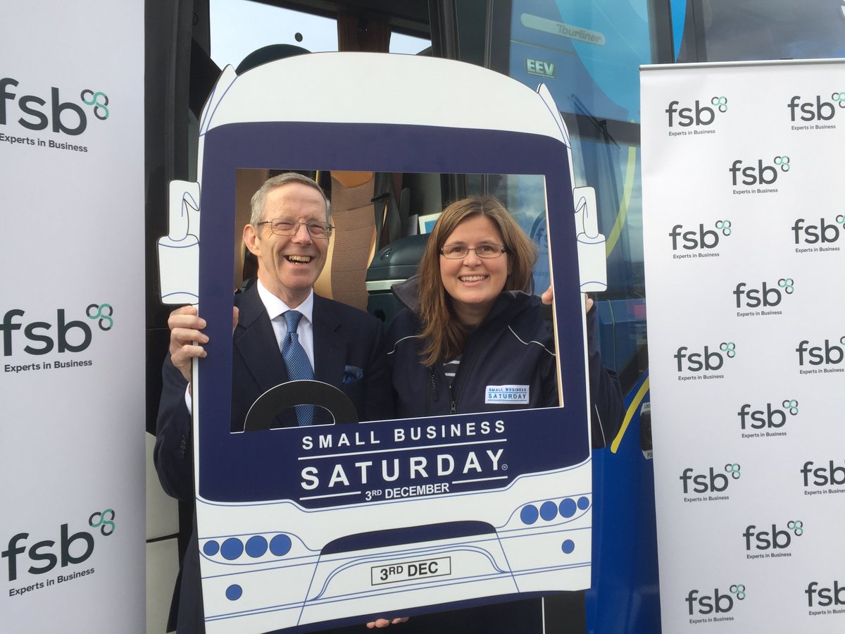 fsb_policy's tweet photo. .@MikeCherryFSB & @MichOvens at our Blackpool HQ supporting the @SmallBizSatUK bus tour, which kicks off this Monday #fsb2016 https://t.co/uEkRUCQE6X