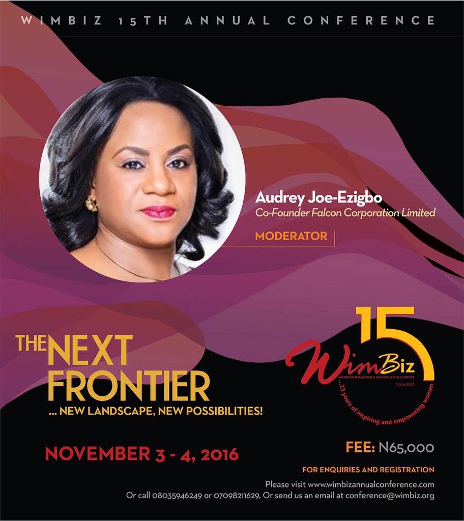 Wimbiz's tweet photo. An international speaker and facilitator, @AudreyJEzigbo has won several awards for her contributions in business. #WIMBIZAnnualConference https://t.co/iwNtb7HzFE