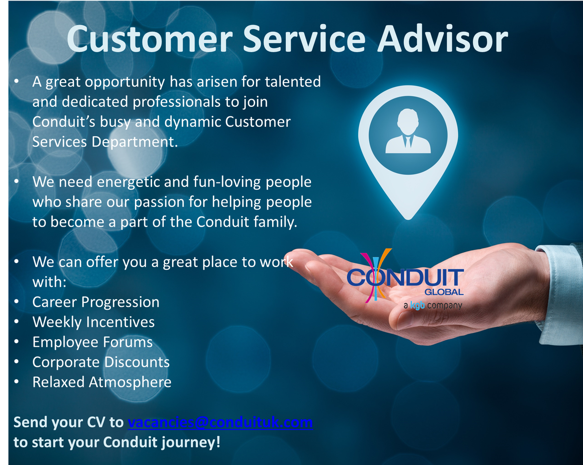 conduitcardiff's tweet photo. Tell your friends! #FridayFeeling #careers #greatopportunity https://t.co/SYgvozFPuF
