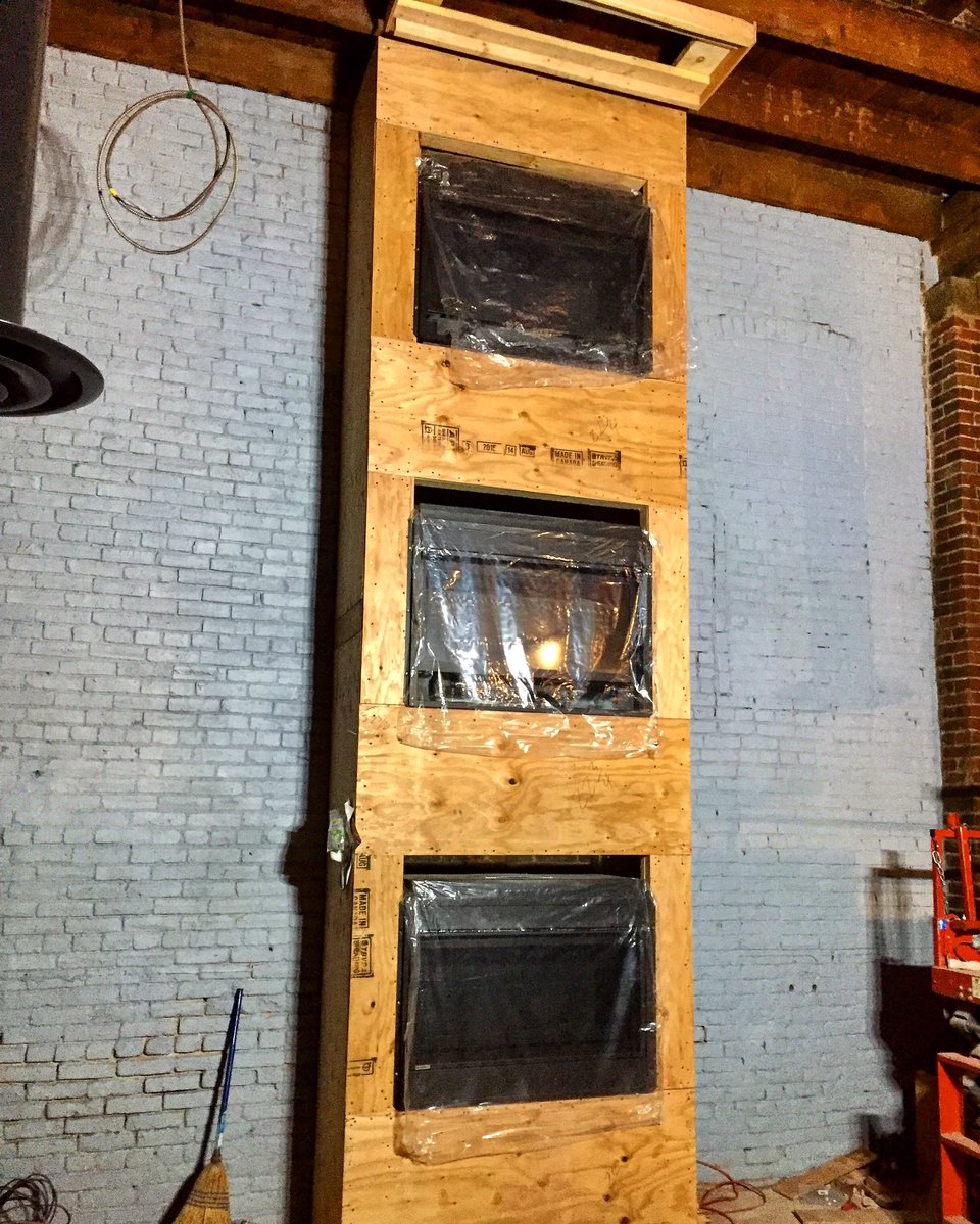 We're getting closer. We hope you come to see the finished product next week.