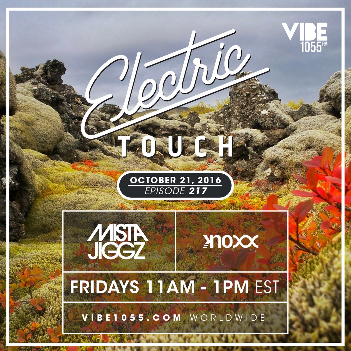 #ElectricTouch w/Yours Truly &amp; special guest <a href="/DJKnoxx/">Knoxx</a> is on-air now! Listen LIVE on <a href="/VIBE105TO/">VIBE105TO</a>.
