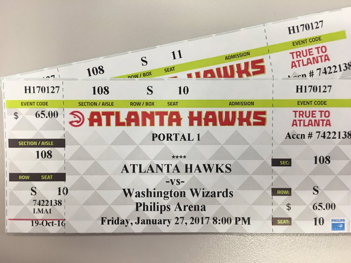 ATLHawks's tweet image. Today’s #FreebieFriday: Two tickets to Opening Night on Thursday against the Wizards, courtesy of @BudLight!  RETWEET for a chance to win.