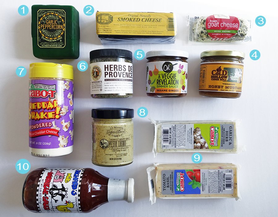 In queso wondering what cheese we got in #Vermont, they're up on the blog along with some other savory selections -> bit.ly/2ey9Y7E