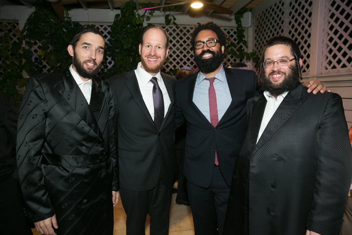 NYCGreenfield's tweet photo. Fun fact: @mayorsCAU Commish Marco Carrion has a longer beard than any of the Orthodox Jews in City Hall! Thx for joining me in Sukkah! https://t.co/DDYn7vuekv