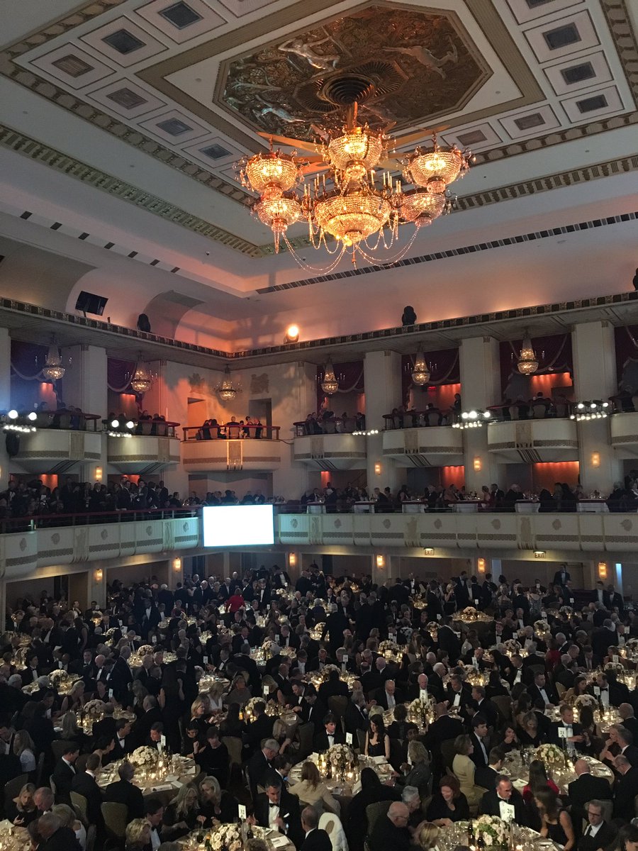mackimallan's tweet photo. Incredible evening at Al Smith dinner. The roasting continues. https://t.co/AxDxF4w0N3