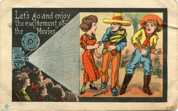 FlapperCloche's tweet photo. PETTING PANTRY—Movie. #1920s #slang 

Postcard, 1915, @MSUMuseum https://t.co/Z6tWhltQuq