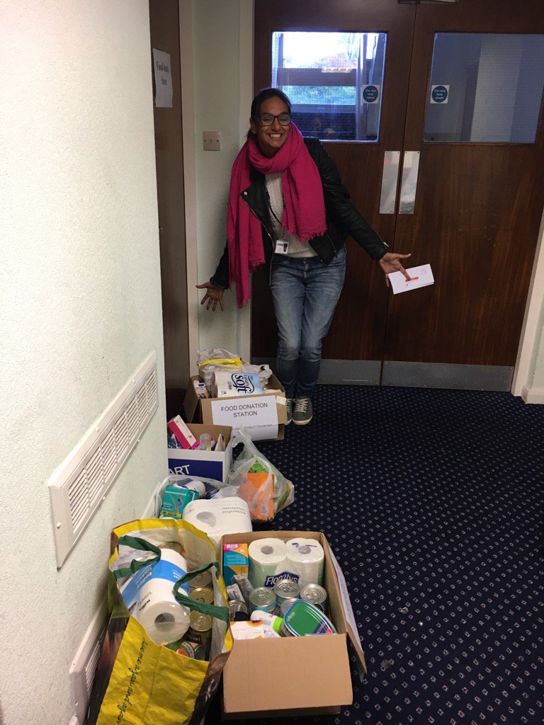 Stephield28's tweet photo. All food from @iressUK Cheltenham dropped off at the food bank @Rosalie411 #thankyou #wemakeithappen #CSR https://t.co/sTIkvYXTBJ
