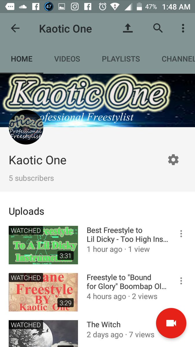 Lifeiskaotic's tweet photo. Do you know about KaoticOne. If not check me out.
https://t.co/Tb1vavVSFE
#reverbnation #soundcloud #indieartist #bestfreestyles #KaoticOne https://t.co/KGQ1Ba3A6K