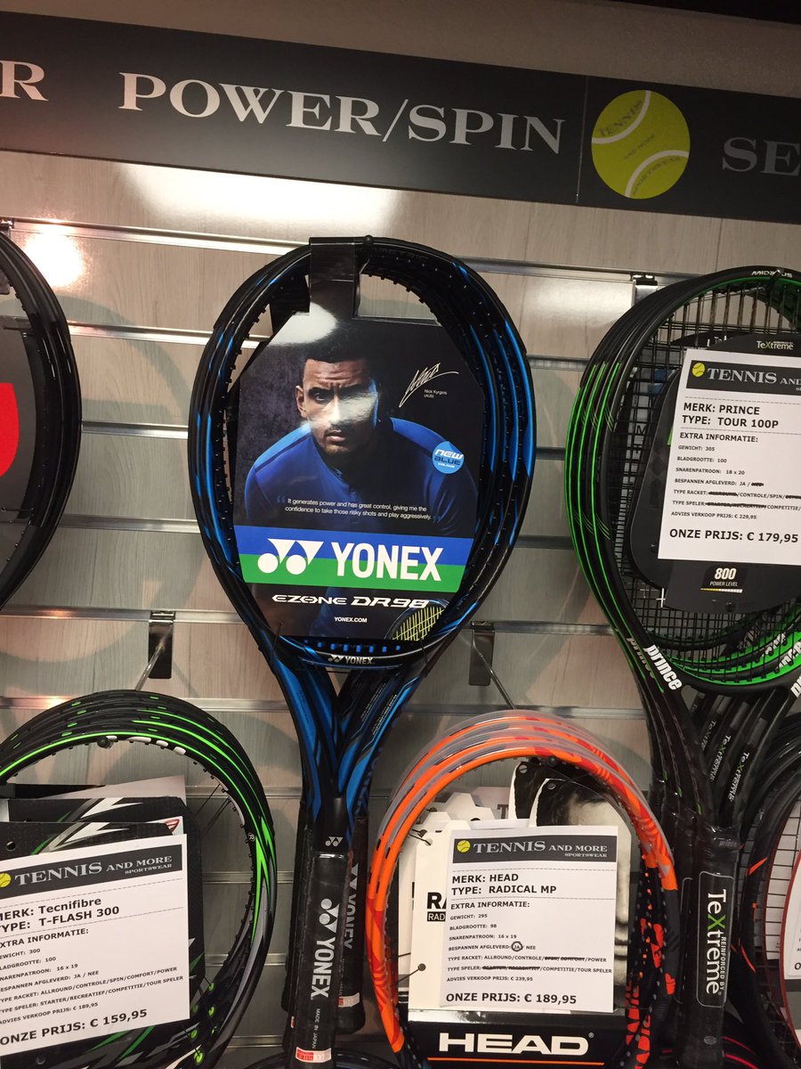 Cool this racket #yonex #blue one #dr100 #dr98 #westerstraat53 #purmerend #cool