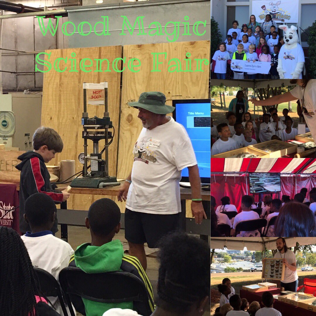 Lawndale_TPSD's tweet photo. 4th Grade students are learning away at MSU's Wood Magic Science Fair! #tpsd #woodmagic #makinglearningfun https://t.co/kIsCJDmaVy