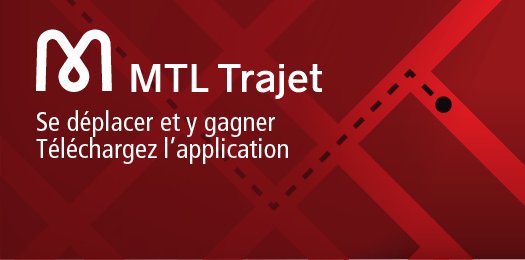 Utilisez l'app MTL Trajet pour aider à mieux planifier le réseau de transport urbain et à optimiser la mobilité bit.ly/2edHeE2 #stm