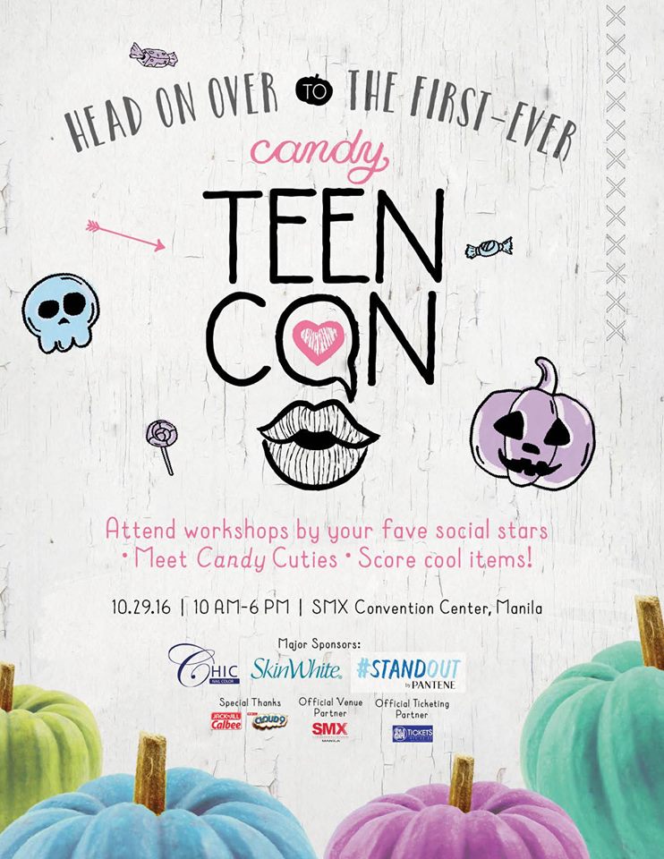 candymagdotcom's tweet image. Fun treats for you at #CandyTeenCon2016 thanks to our sponsors: Chic Centre, @SkinWhitePH, @panteneph, @JacknJillCalbee, and @Cloud9PHL!