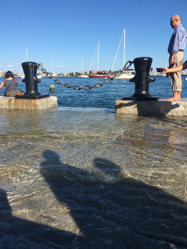 Yesterday's adventures around #Boston #KingTide #BostonHarbor