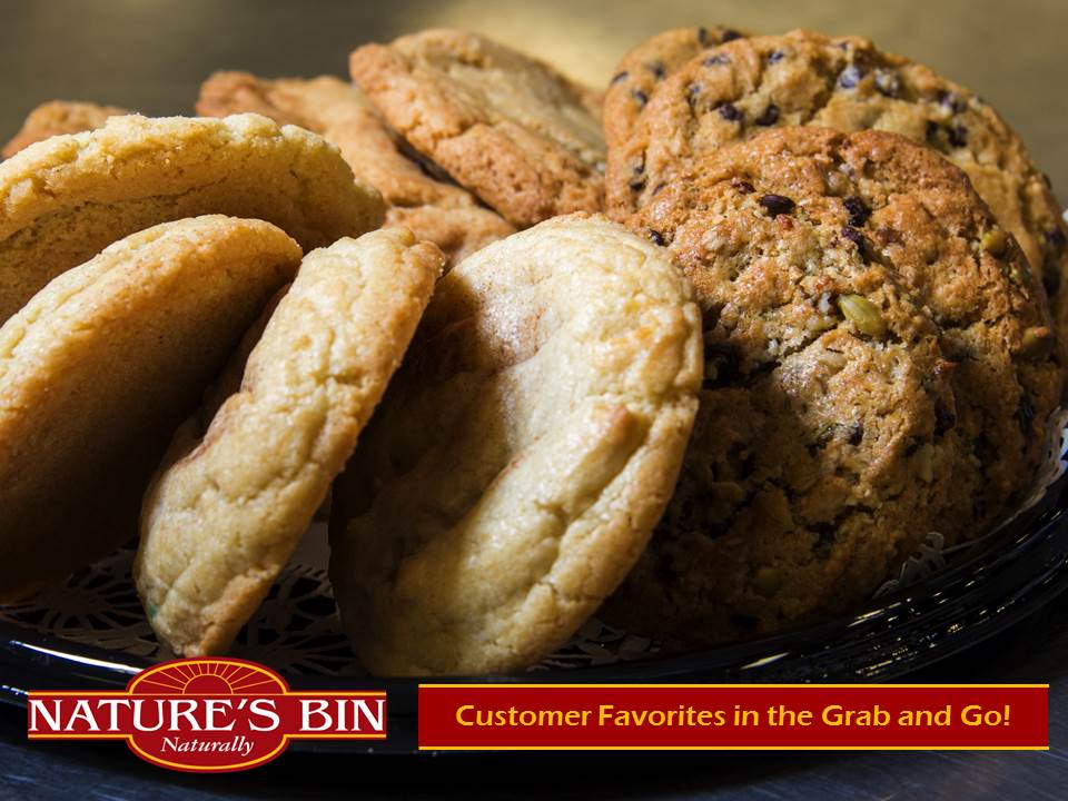 naturesbin's tweet photo. We’re filling the Grab &amp; Go case with vegan &amp; traditional deli &amp; bakery favorites. They’ll go fast so stop by soon! https://t.co/RyKwREjBLX