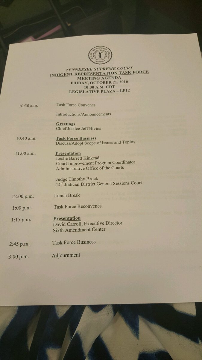 clownatlaw's tweet photo. Up first. Chief Justice Bivens. #TACDL #IRTF https://t.co/GVXZ3WMQDj