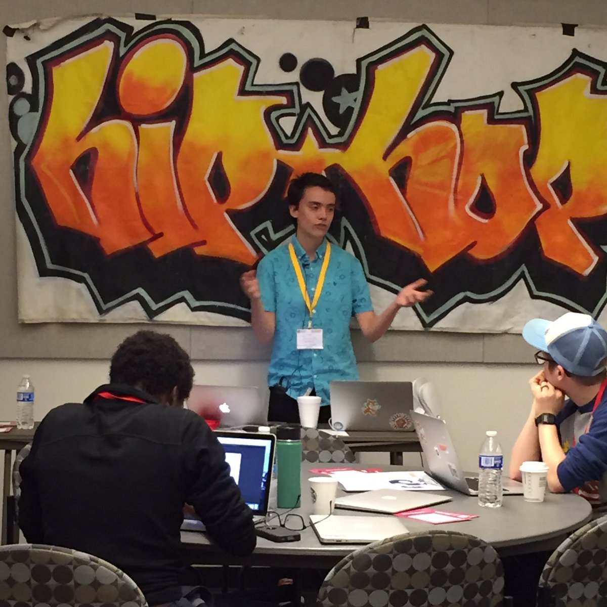 phaduong's tweet image. @undoingsarah introducing @scratch dance microworlds with @progressivearts #hiphopcoding